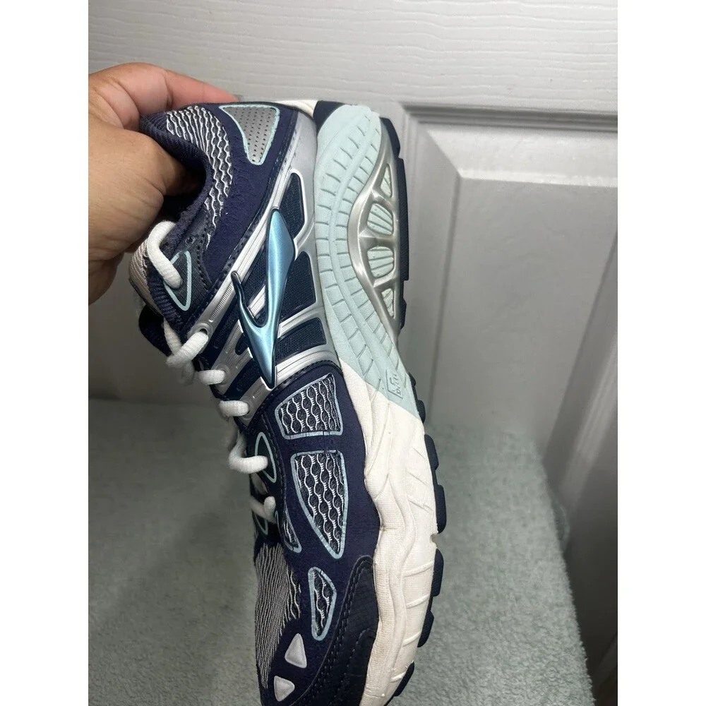 Brooks Ariel 14 Women’s Running Shoes Navy Blue Silver Size 10.5 B Medium